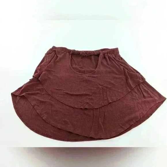 Free People Beach Strapless Relaxed Fit Oversized Layered Tunic Top Size Small S - Picture 2 of 4